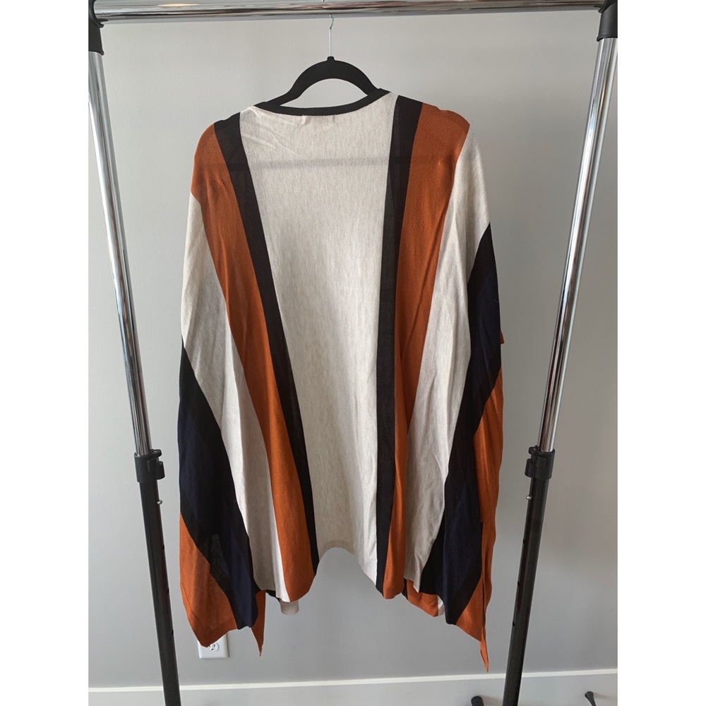 Striped kimono cardigan